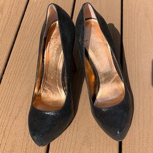🆕BCBGENERATION PARADE LADIES LEATHER SNAKESKIN SHOES SZ 10 NWT IN ORIGINAL BOX
